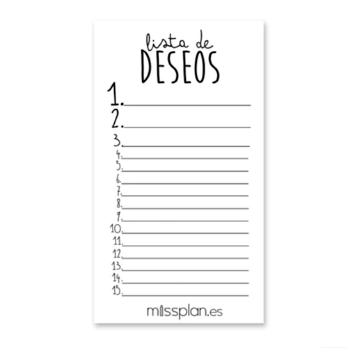 Lista de Deseos